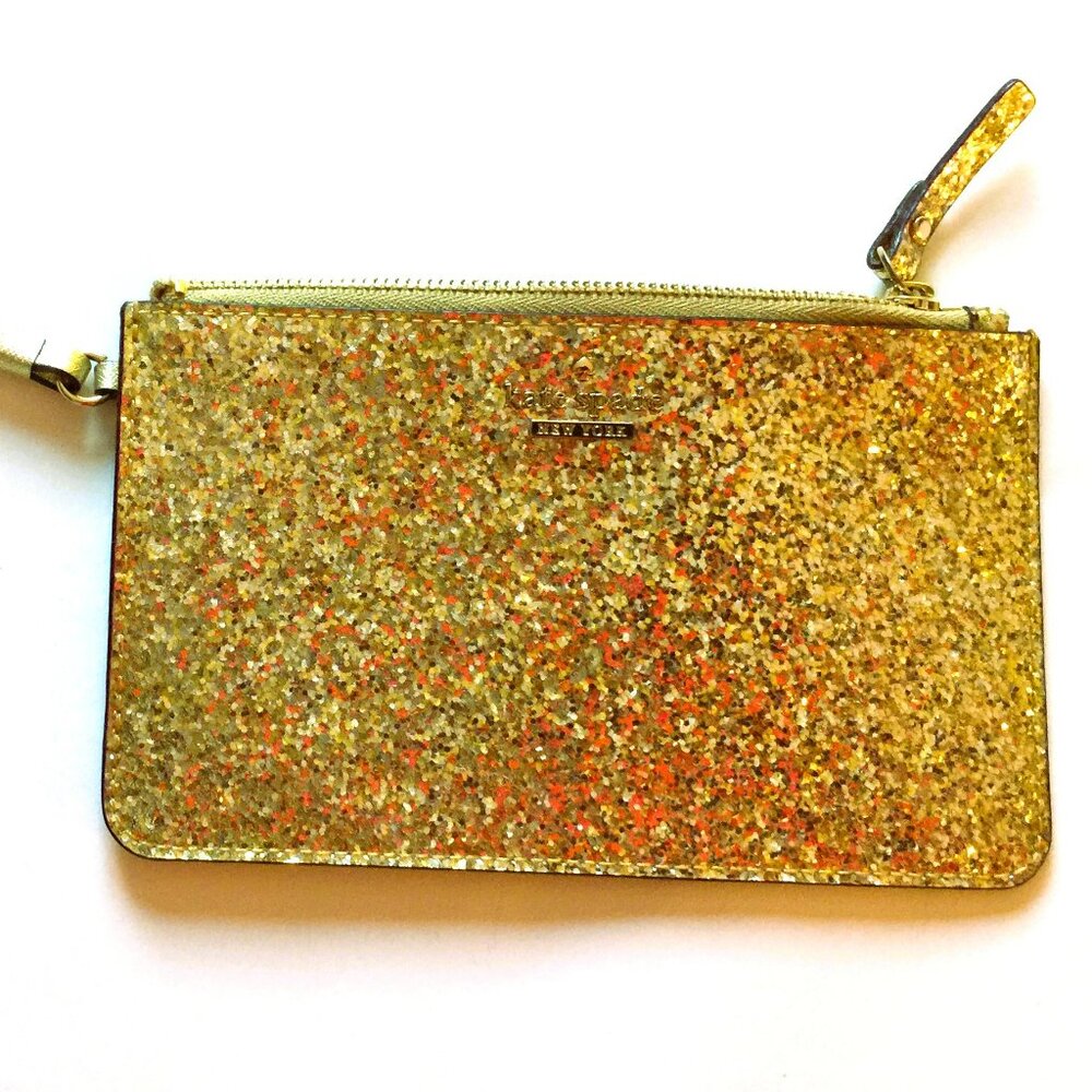 KATE SPADE GLITTER BUG BETHANN WRISTLET -NWOT